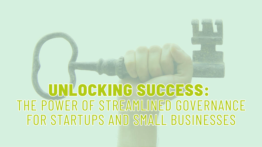 A person holding a key in the air, symbolising unlocking success with streamlined governance.